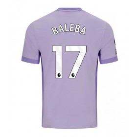 Pánské fotbalový oblečení Brighton Carlos Baleba #17 Venkovní košile 2025-26 Krátkým Rukávem